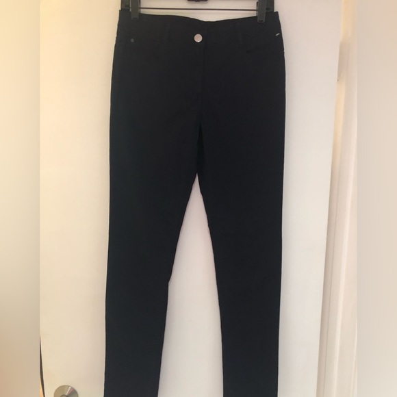 French Designer Jacadi Paris Jeans 5 Pocket , Crushed Nap Dark Navy - Picture 2 of 8